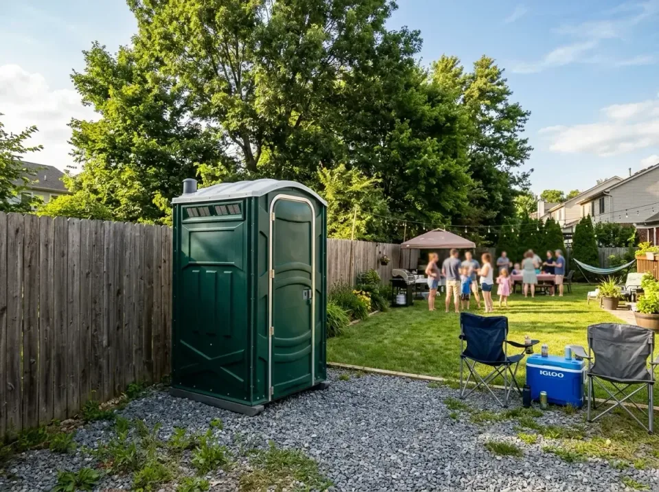Porta Potty — Backyard Party